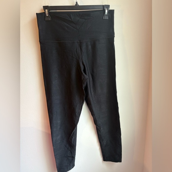 Aerie offline ribbed spandex black leggings size large - Picture 1 of 4